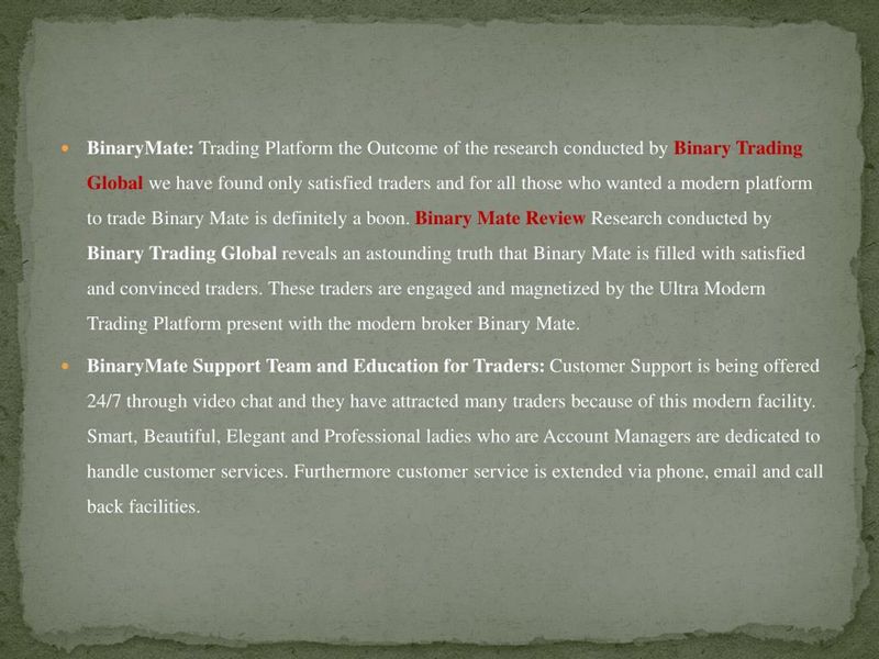 Is Binary Companion risk-free?